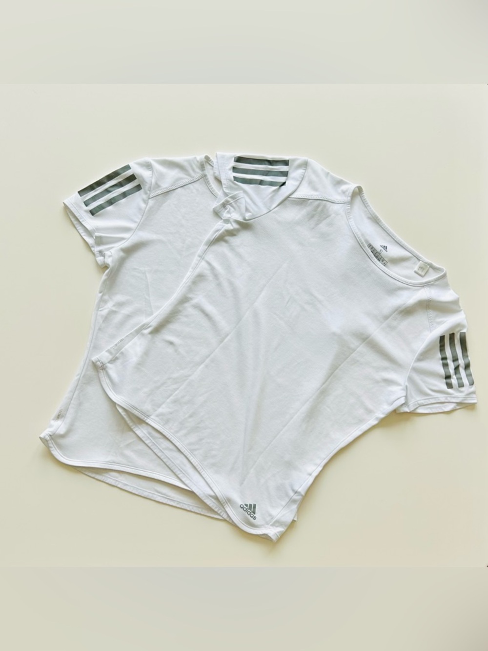 Adidas Moisture Wicking Running Short Sleeve Tops